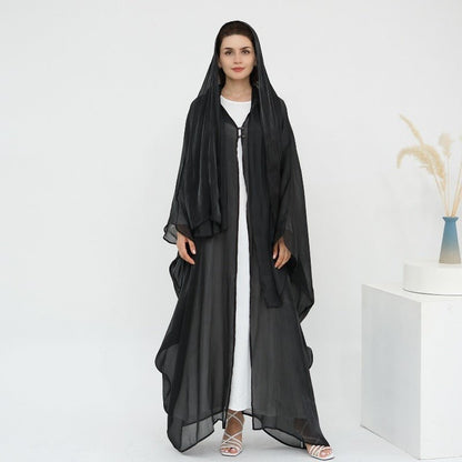 Soft Crinkle Island Cotton Batwing Cardigan 3-Piece Set (MOA228)