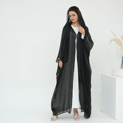 Soft Crinkle Island Cotton Batwing Cardigan 3-Piece Set (MOA228)
