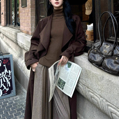 Soft Wool Blend Turtleneck Base Layer Top(MS179)