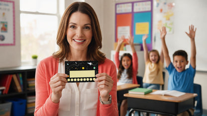 SHAPES ETC. Incentive Punch Cards - Space