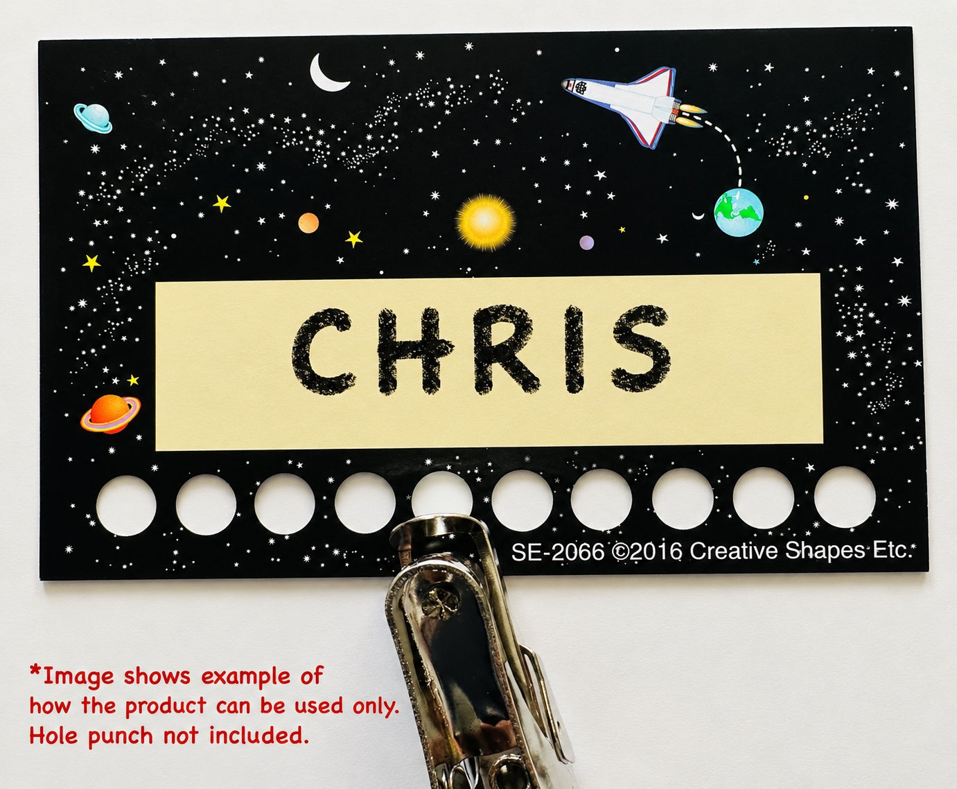 SHAPES ETC. Incentive Punch Cards - Space