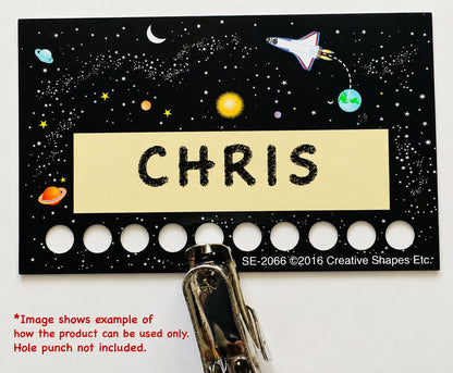 SHAPES ETC. Incentive Punch Cards - Space