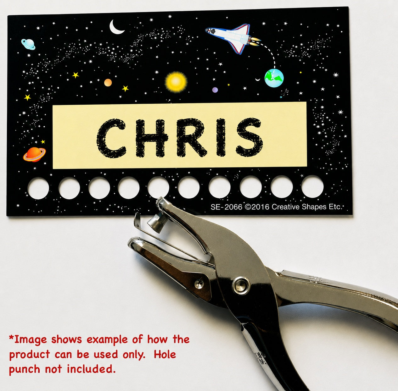 SHAPES ETC. Incentive Punch Cards - Space