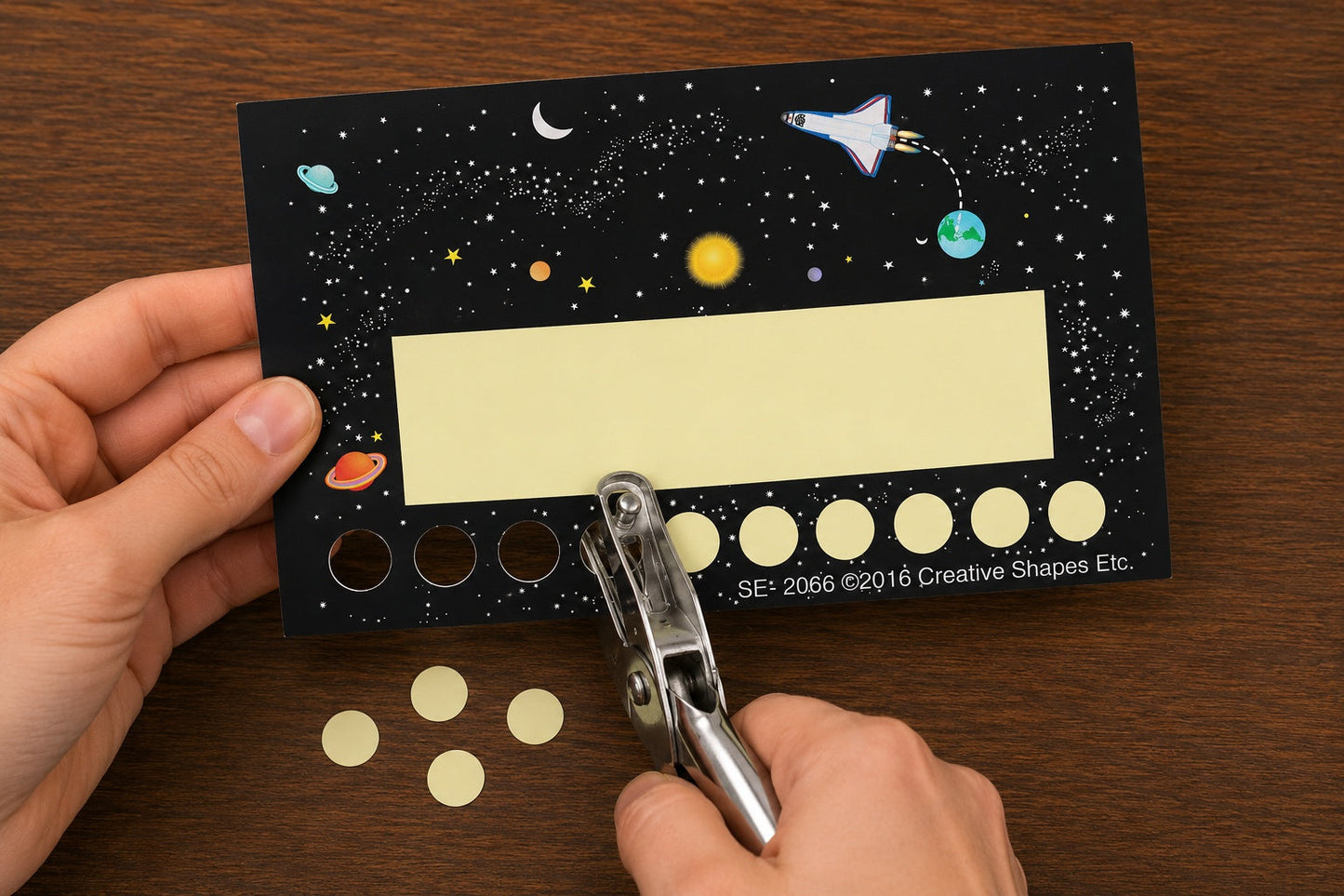 SHAPES ETC. Incentive Punch Cards - Space