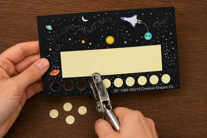 SHAPES ETC. Incentive Punch Cards - Space