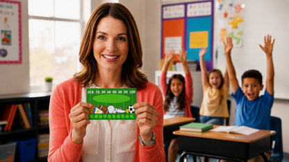 SHAPES ETC. Incentive Punch Cards - Sports