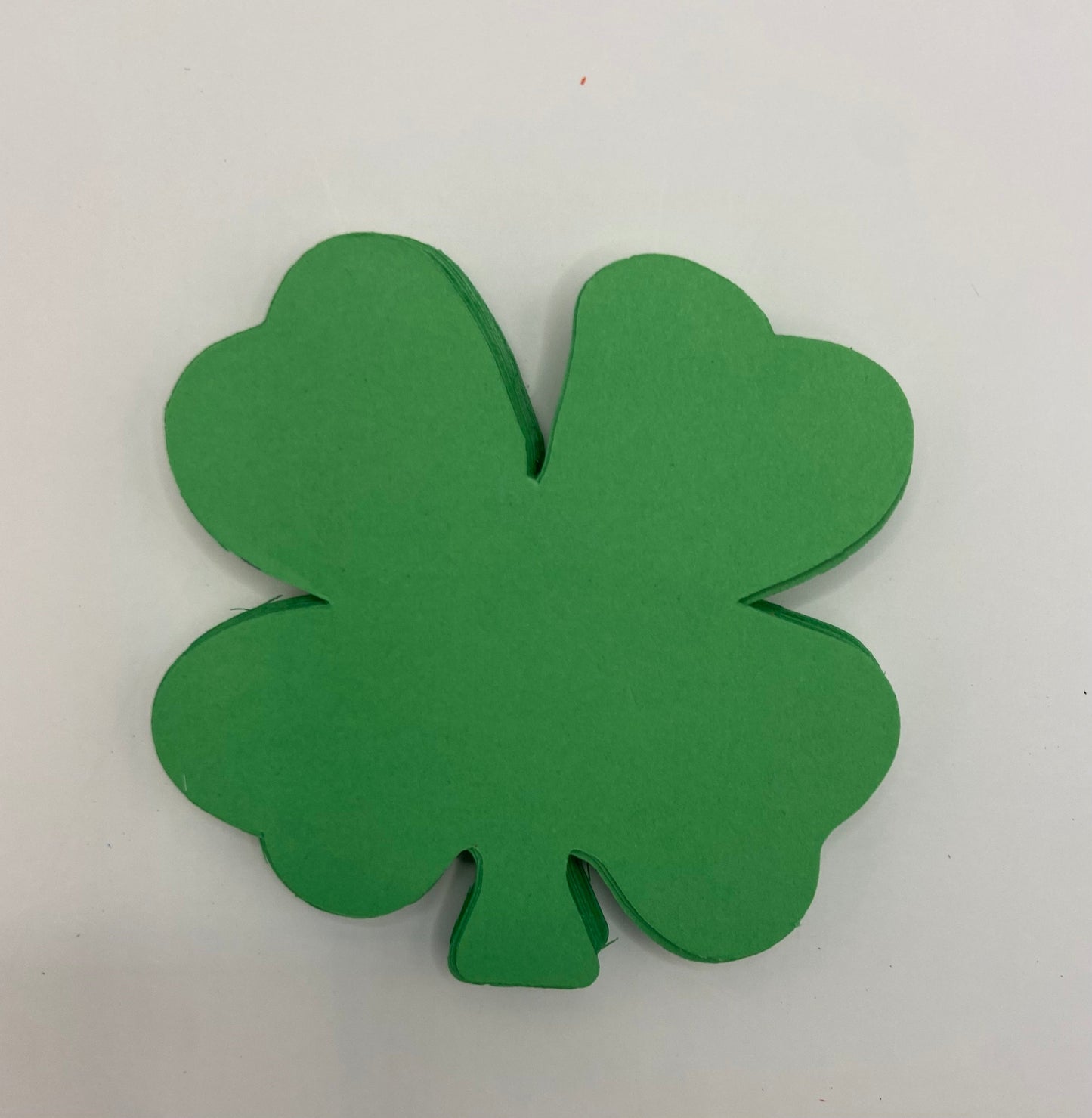 SHAPES ETC. Small Single Color Cut-Out - Four Leaf Clover