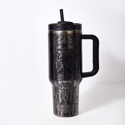 Stanley HALLOWEEN Quencher H2.0 FlowState Tumbler Deadly Damask