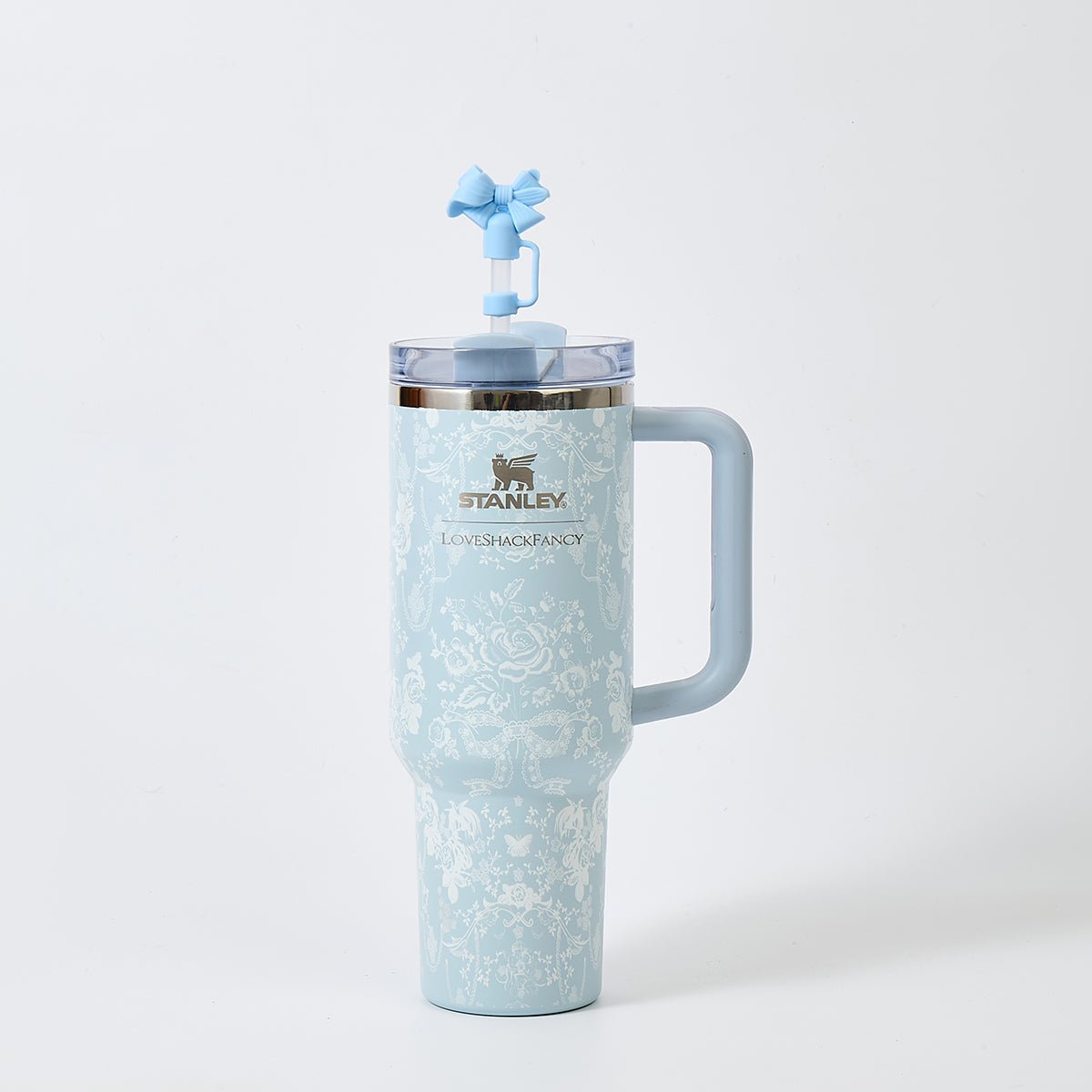 Stanley x LoveShackFancy Toscana Toile Alpine Quencher H2.0 FlowState Tumbler 40oz – Limited Edition Blue Toile Collection