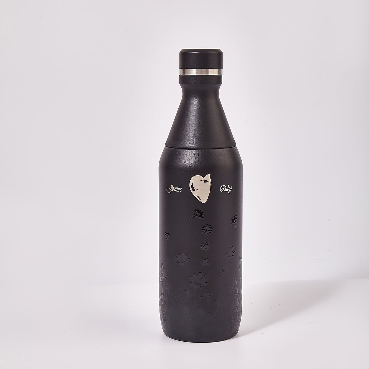 Stanley x JENNIE Midnight Bloom All Day Slim Luxe Bottle – Black Limited Edition