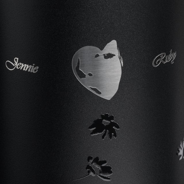 Stanley x JENNIE Midnight Bloom All Day Slim Luxe Bottle – Black Limited Edition