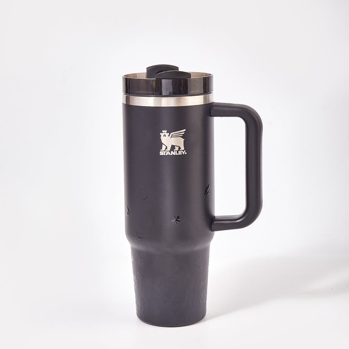 Stanley x JENNIE Midnight Bloom Luxe Quencher Tumbler – Black Limited Edition