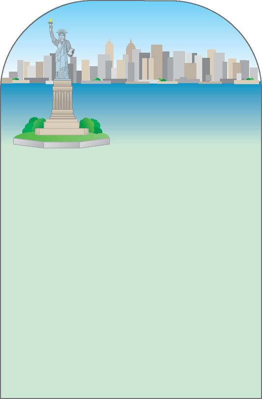 SHAPES ETC. Mini Notepad - Statue of Liberty