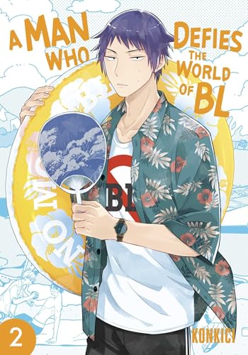 Paperback of "A Man Who Defies the World of BL, Vol. 2" manga graphic novel by Sublime, featuring illustrative cover art.