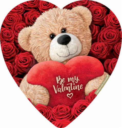 Valentine's Heart Gift Chocolate Box by Sweet Palace featuring assorted chocolates in a decorative box.
