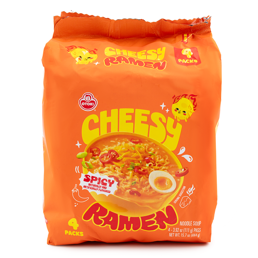 Otoki Cheesy Ramen stir fry from Sweet Palace featuring noodles, melted cheese, vegetables, and flavorful stir-fry sauce.