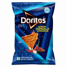 Imported Doritos Sweet Palace American Hot Wings flavor chips in a colorful bag with bold branding and spicy wing-themed graphics.