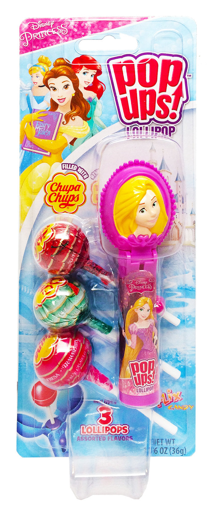 Colorful Disney Princess Pop Ups by Sweet Palace featuring popular princess characters on vibrant, playful paper decorations.