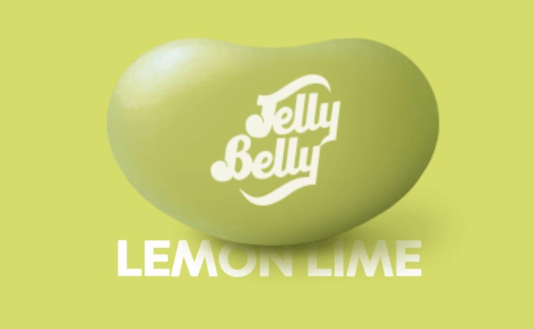 Jelly Belly Lemon Lime candy from Sweet Palace, colorful lemon and lime-flavored jelly beans in a clear bag.