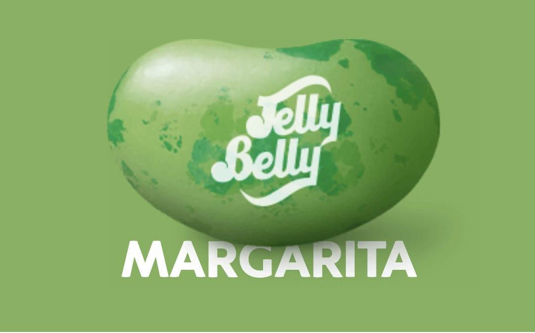 Sweet Palace Jelly Belly Margarita candy in a clear bag, showing colorful, flavored jelly beans with a tropical citrus appearance.