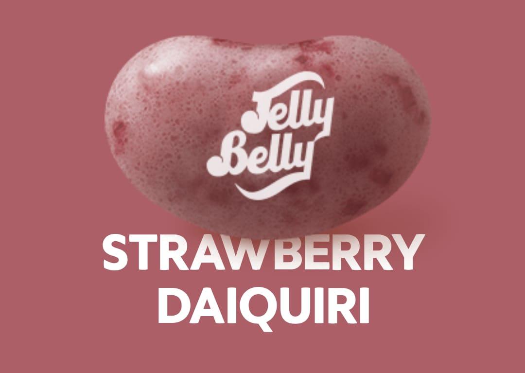 Sweet Palace Jelly Belly Strawberry Daiquiri candy in a clear bag, showing colorful, fruit-flavored jelly beans.