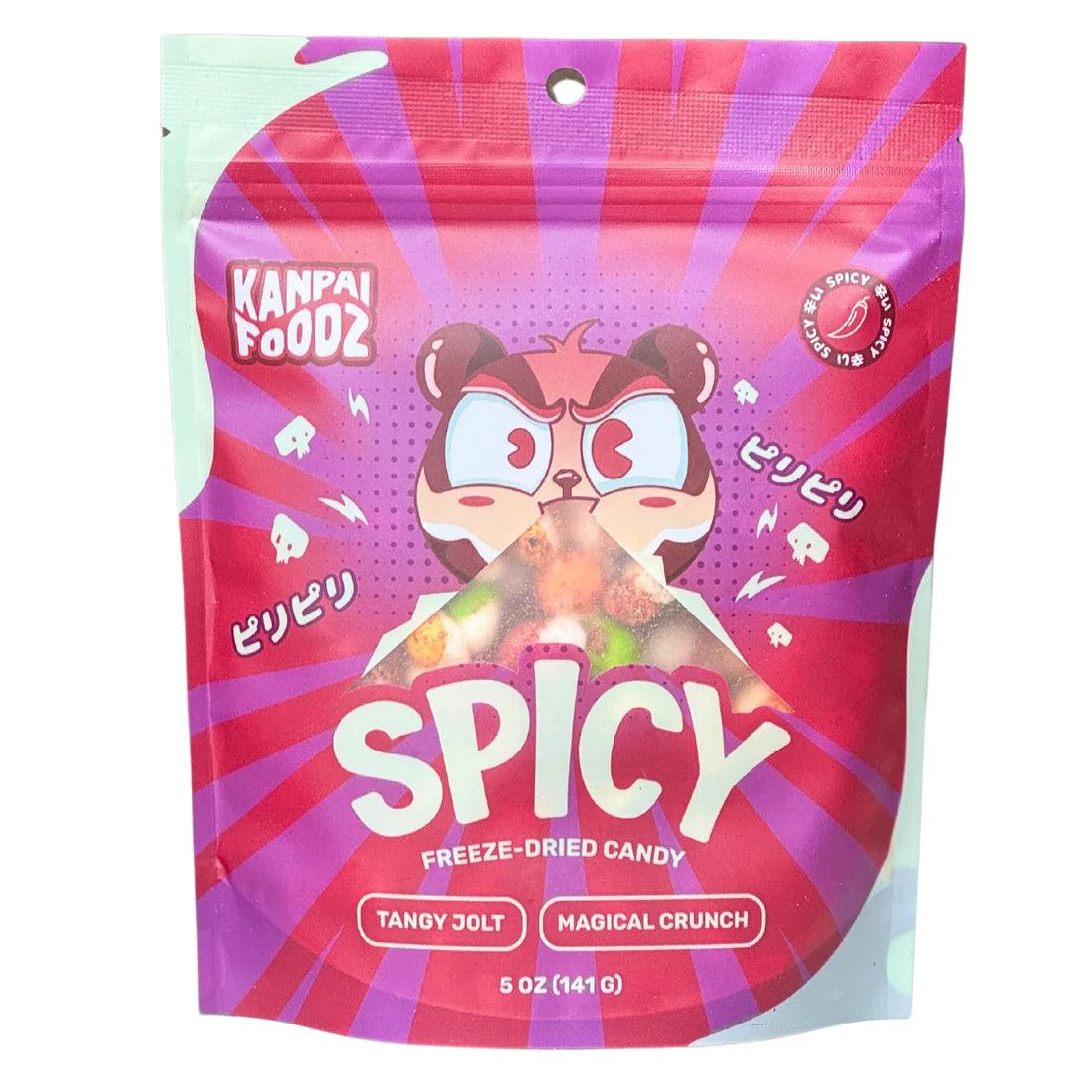 Spicy Candy from Kanpai Foodz by Sweet Palace, colorful and flavorful candy with a spicy kick, shown in the image.