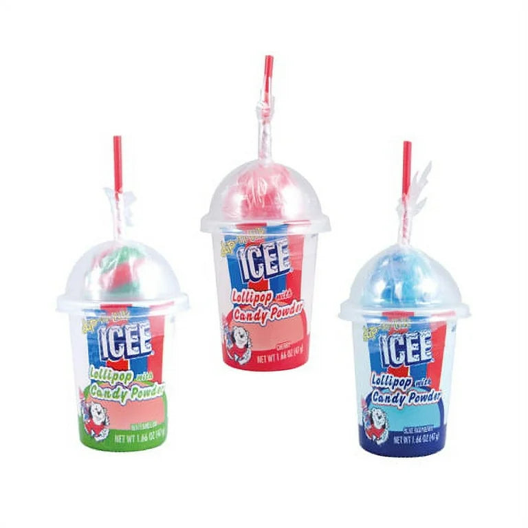 Sweet Palace Icee Spray & Squeeze Candy, colorful candy with spray and squeeze features, fun treat for kids.