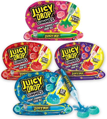 Juicy Drop candy pop by Sweet Palace featuring colorful, glossy candy with a playful, fruity appearance.