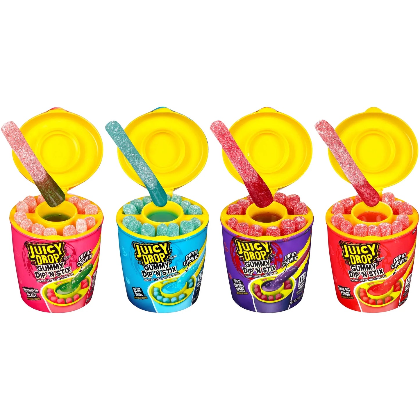 Sweet Palace Juicy Drop candy pop with colorful packaging and vibrant design, showcasing the popular flavored candy treat.