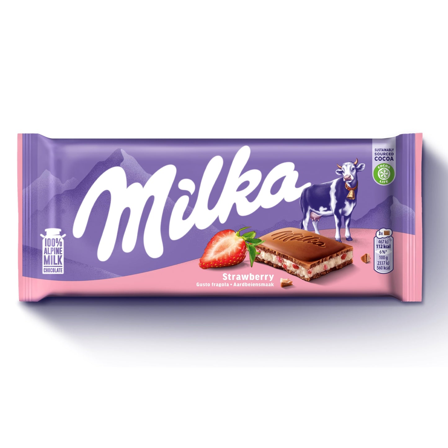Sweet Palace Milka Chocolates in colorful packaging, featuring creamy alpine milk chocolate candies.