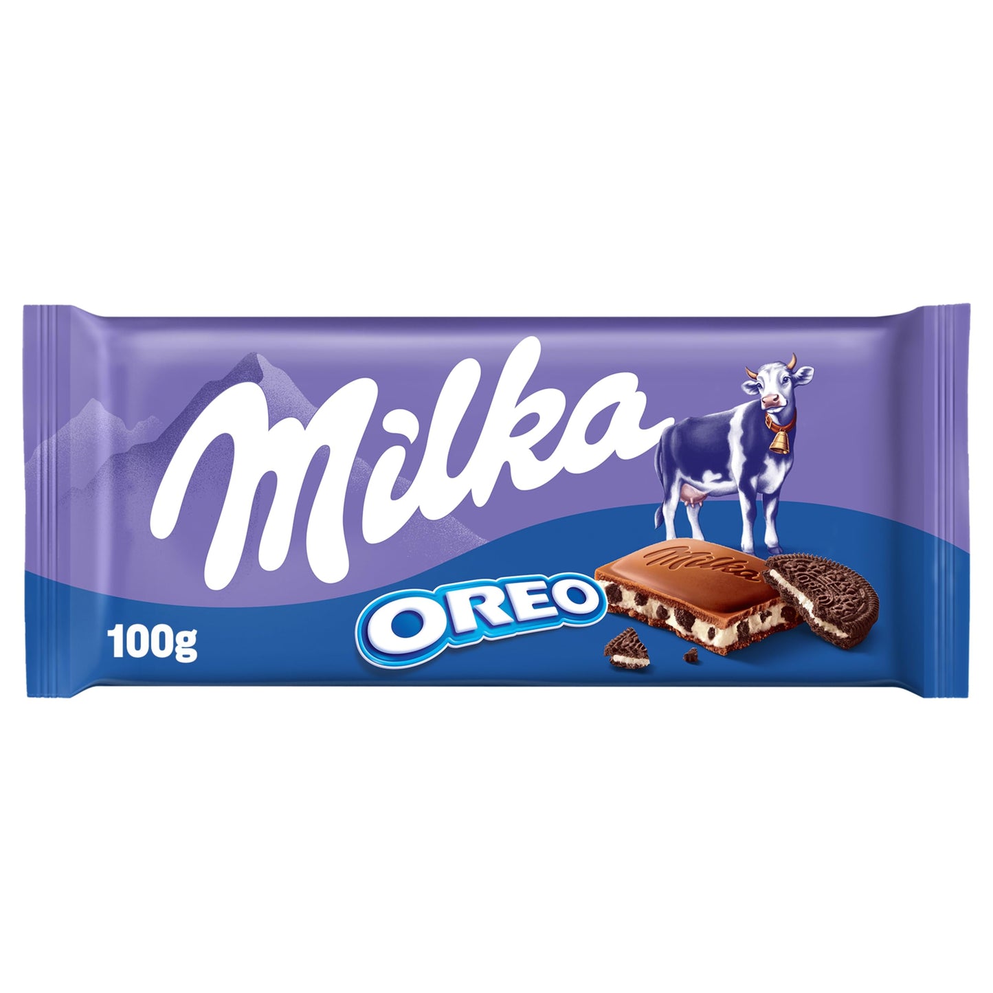 Sweet Palace Milka chocolates candy in Alpine Milk flavor, featuring chocolate bars with creamy milk filling and purple packaging.