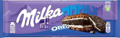 Sweet Palace Milka chocolate candies in purple packaging, featuring Alpine milk flavor on the candy wrapper.