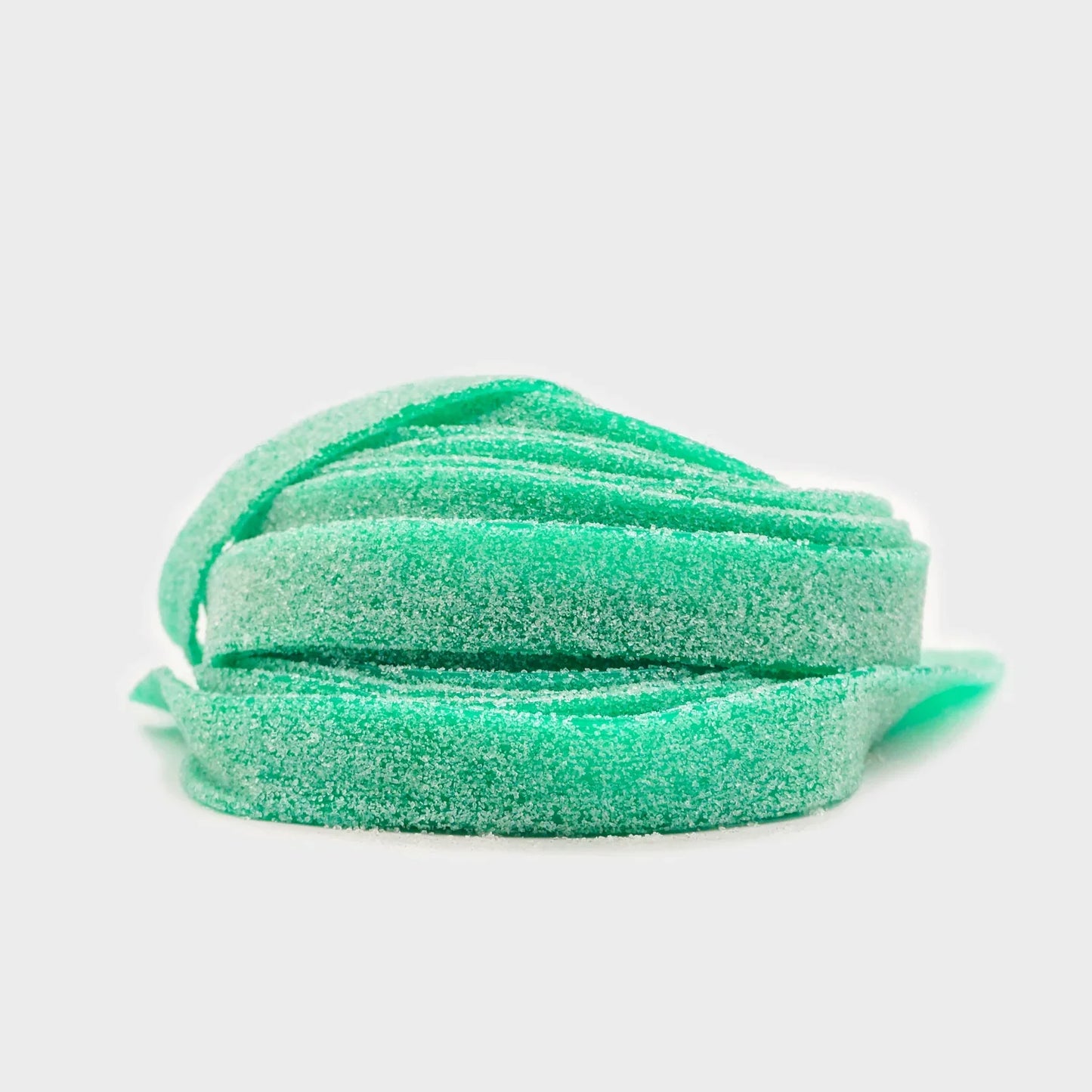 Colorful Sour Belts candy by Sweet Palace in assorted flavors, displayed in a clear bag, vibrant and chewy treats.