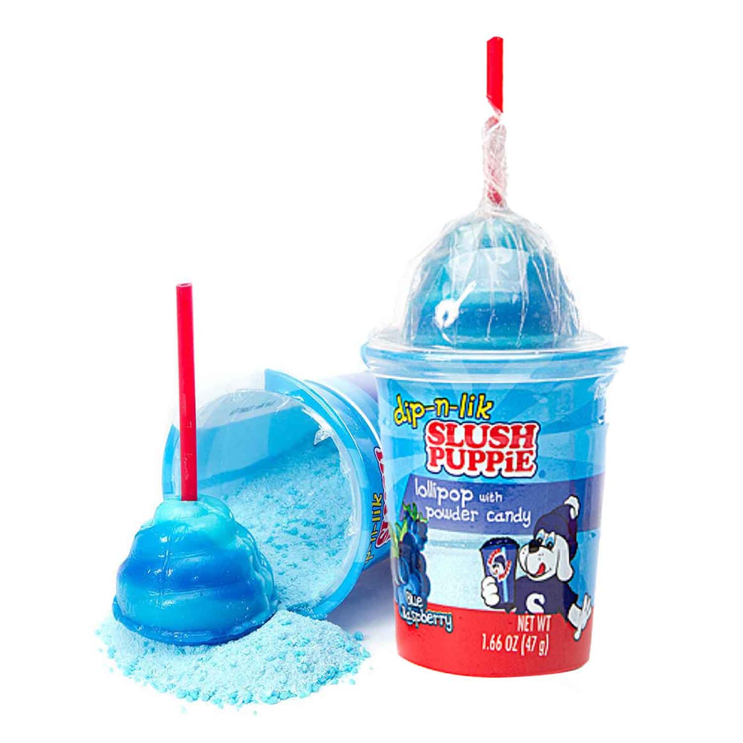 Sweet Palace Slush Puppie Squeeze Candy, colorful chewy candy shaped like a Slush Puppie, vibrant and fun for kids.