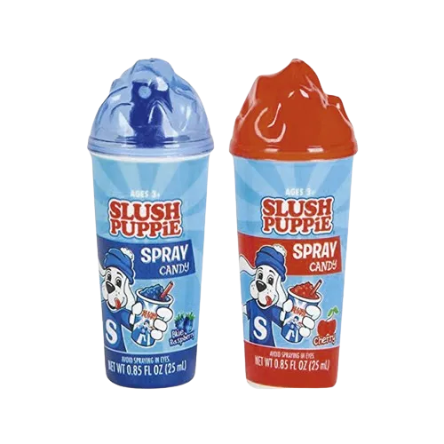 Sweet Palace Slush Puppie Squeeze Candy, colorful chewy candy in a fun Slush Puppie design, perfect for kids.