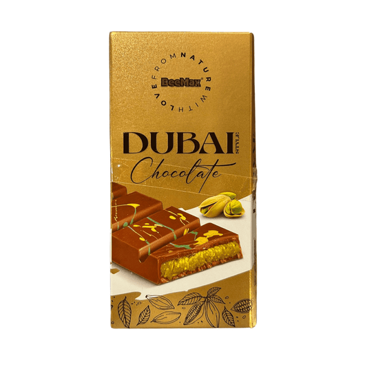 Sweet Palace BeeMax Dubai Style Viral Chocolate chocolates in colorful packaging, showcasing the unique bee-themed design.