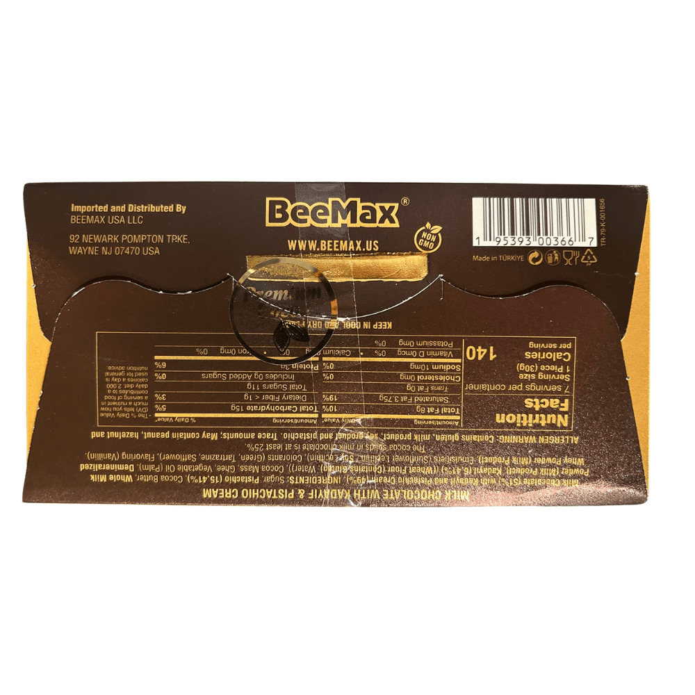 Sweet Palace BeeMax Dubai Style Viral Chocolate box with assorted chocolates in colorful packaging.