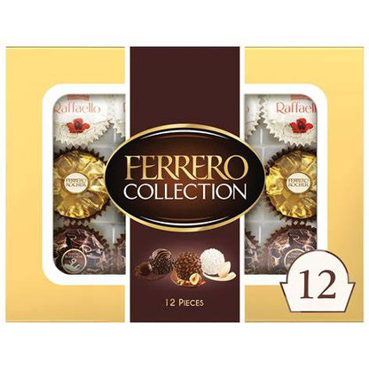Sweet Palace Ferrero Rocher chocolates in a decorative box, featuring the iconic hazelnut-filled chocolate balls.
