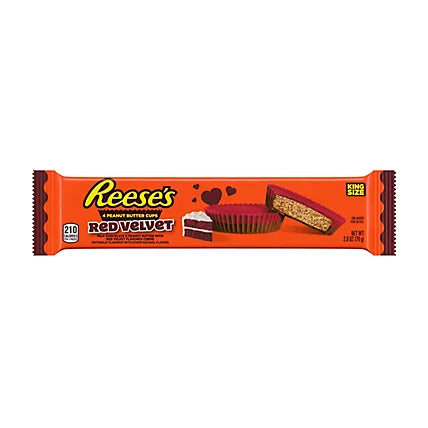 Sweet Palace Reese's chocolates and cups, featuring creamy peanut butter filling inside chocolate cups and candies.