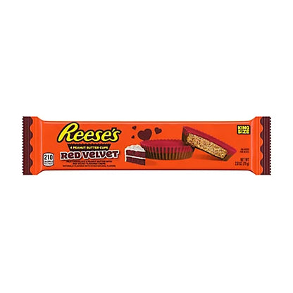 Sweet Palace Reese's chocolates and cups, featuring creamy peanut butter filling inside chocolate cups and candies.