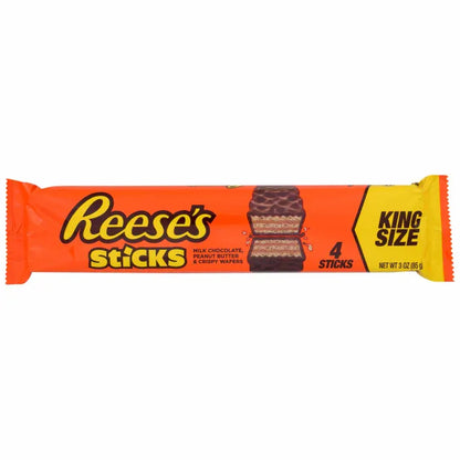 Sweet Palace Reese's Chocolates and Cups featuring two chocolate-filled Reese's cups in a clear wrapper.