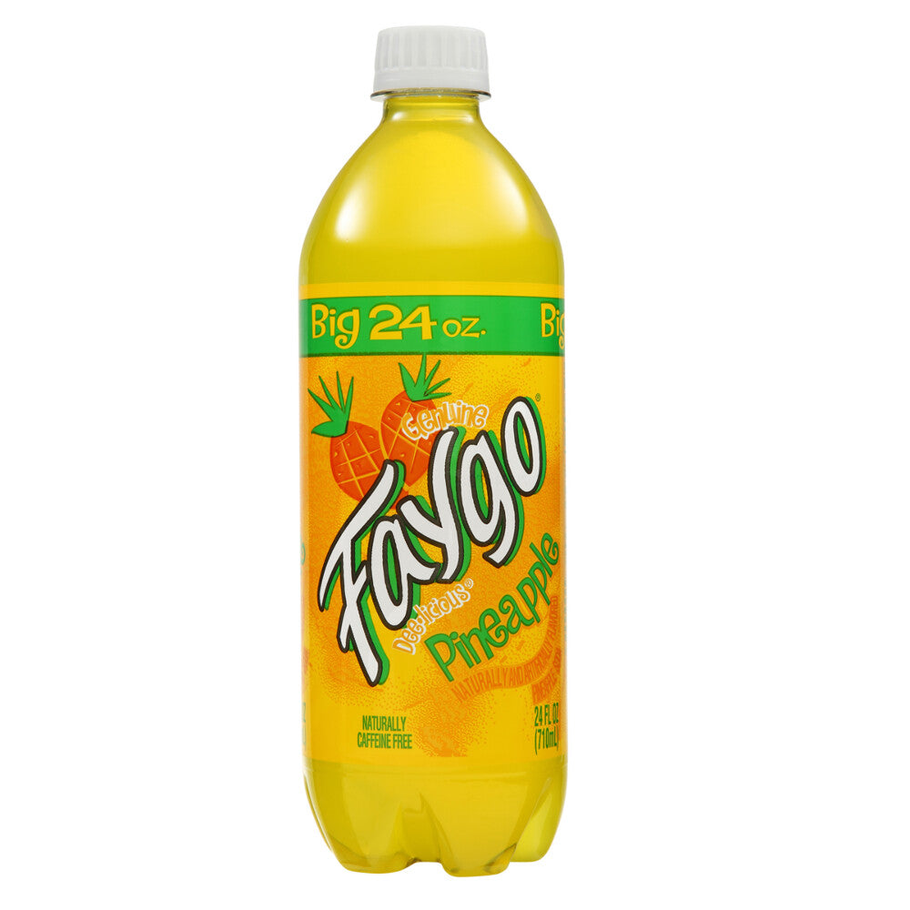 Sweet Palace Faygo Cotton Candy Soda in a 23oz bottle, featuring colorful label and fizzy carbonated beverage inside.