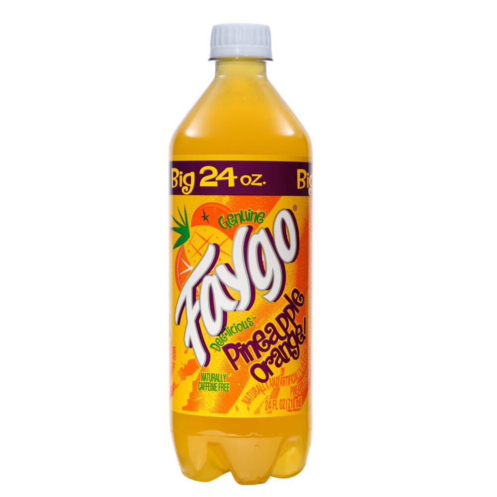 Sweet Palace Faygo Cotton Candy Soda in a 23oz bottle, featuring colorful cotton candy flavor label and clear glass bottle.