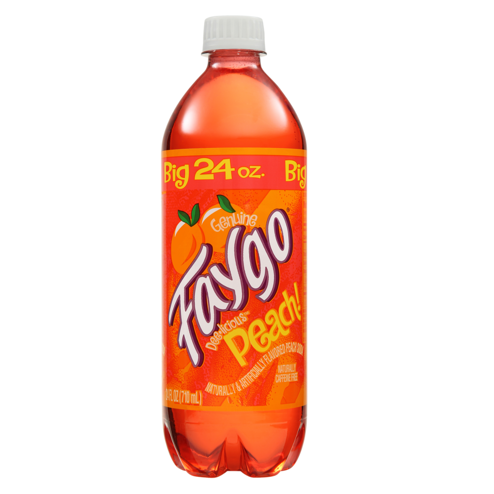 Sweet Palace Cotton Candy Faygo Soda 24 23oz bottle with colorful label and branding, featuring a playful cotton candy theme.