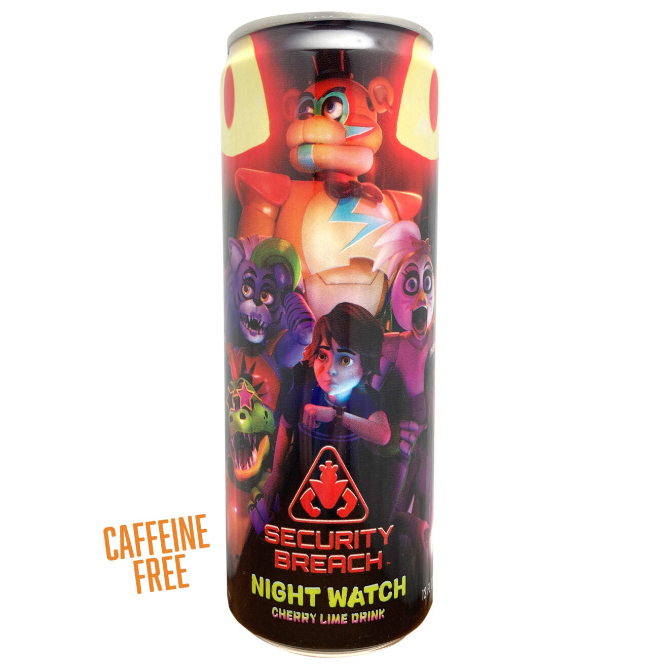 Sweet Palace Five Nights at Freddy’s Security Breach themed drink with colorful packaging and character graphics.