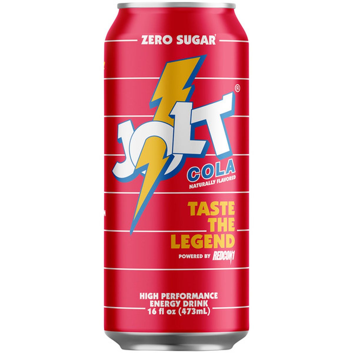 Bottled Jolt Cola Energy Drink by Sweet Palace with bold logo and vibrant label design, ready for refreshment.