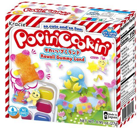 Sweet Palace Poppin Cookin Gummy Land Kit with colorful candy ingredients and tools for making gummy treats.