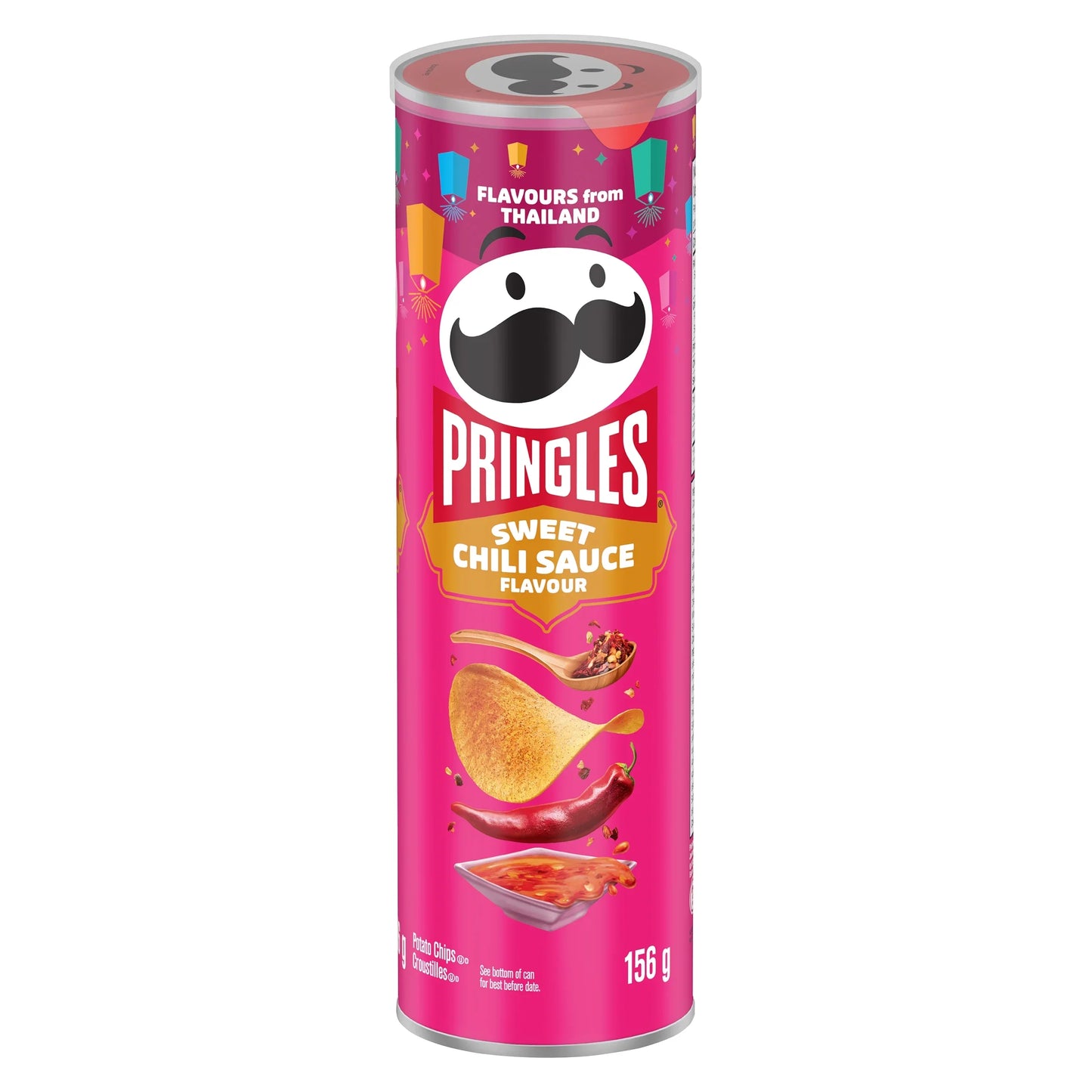 Pringles Sweet Chili Sauce jar by Sweet Palace showing the label and packaging on a white background.