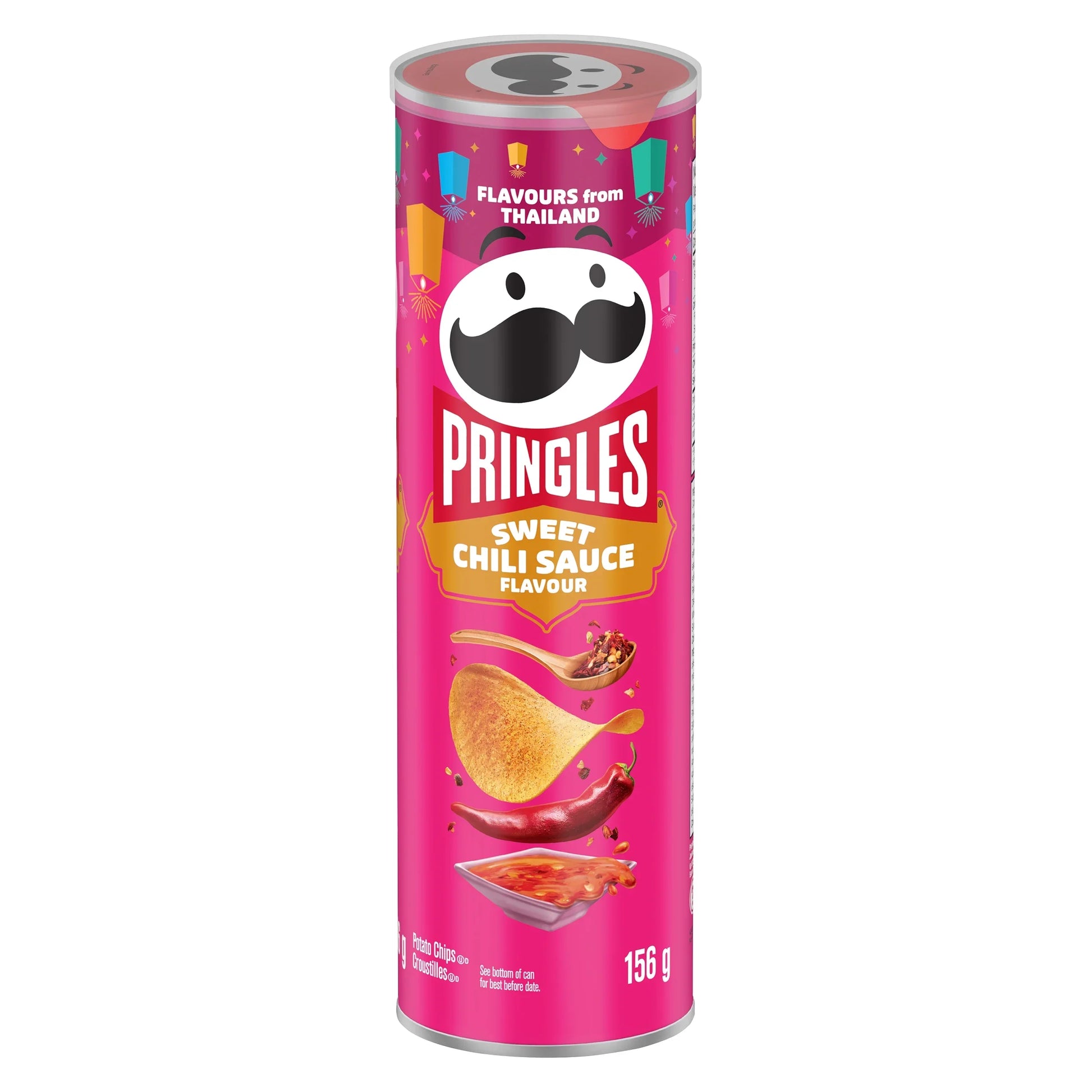 Pringles Sweet Chili Sauce jar by Sweet Palace showing the label and packaging on a white background.