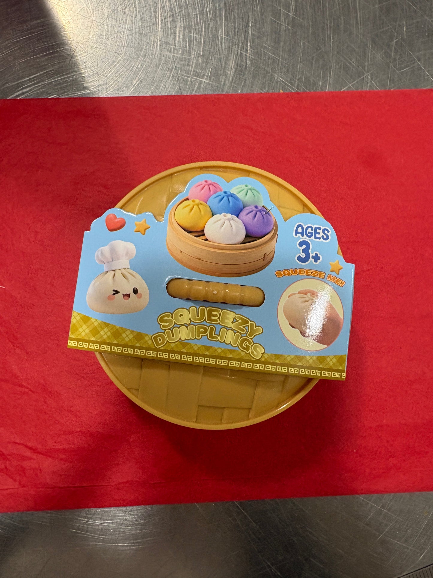 Set of Sweet Palace compatible squishy dumplings, soft and squishy toy dim sum with realistic detail and vibrant colors.